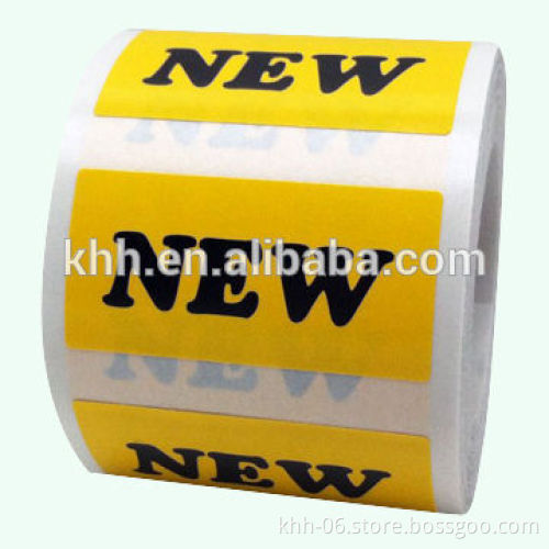 Newly design reasonable price custom printing easy peel off label sticker